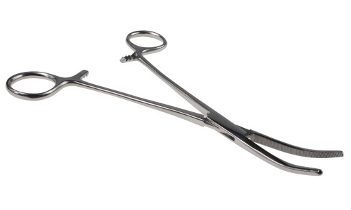 Rybárske kliešte, zakrivené, na odháčiky a odháčiky, 18 cm