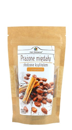 Pražené mandle s xylitolom a škoricou 100g PP