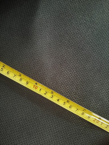AIDA plátno, ČIERNA farba, 44o/10 cm, šírka 75 cm