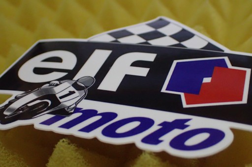 NÁLEPKA ELF MOTO RACING NÁLEPKA 8 x 6,7 cm