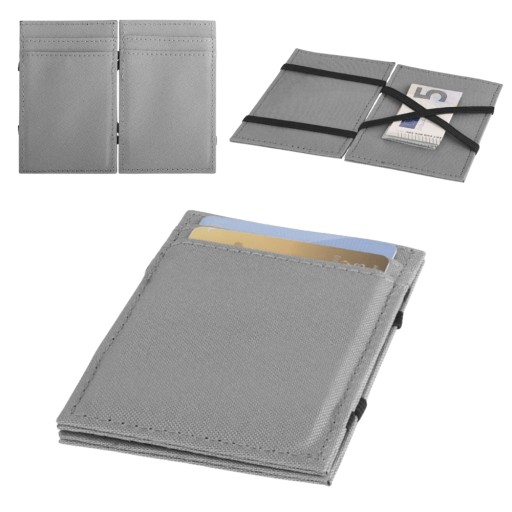 Pánska peňaženka na karty s RFID, skladací držiak na karty Flip to Secure