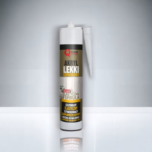 ĽAHKÝ akrylový tmel RÝCHLOSCHNÚCI 300 ml QMAR