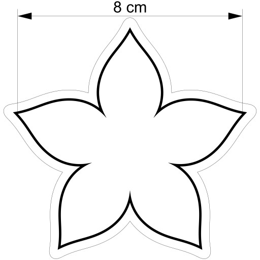 VEĽKONOČNÁ formička Vykrajovač na perníčky EASTER Flower Flower 8cm