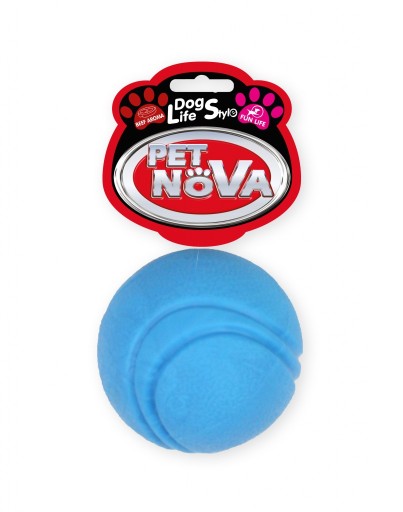 Tenisová loptička Pet Nova 5cm modrá
