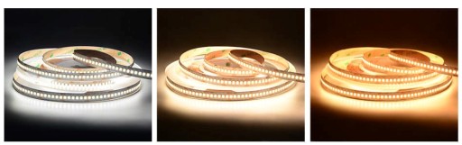 VÝKONNÝ LED pás 2835 240D/m 24W prírodná biela 1m