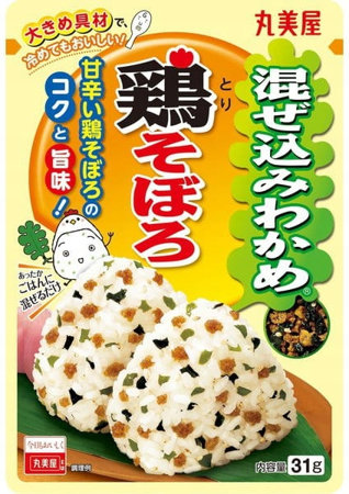 Mazekomi Wakame Kuracie Soboro na ryžu s wakame a kuracím mäsom 31g Marumiya
