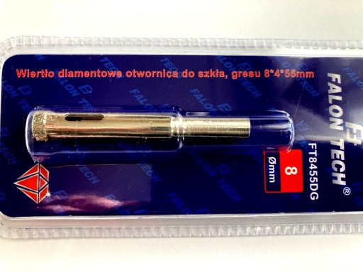 DIAMANTOVÁ OTVOROVÁ PÍLA 8 mm NA SKLENÉ POLITICKÉ OBKLADY