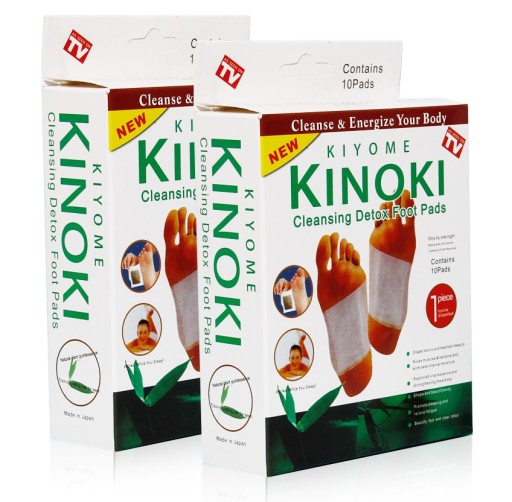 KINOKI ČISTIACE NÁPLAHY DETOXIKAČNÉ OD TOXÍNOV NA NOHY 10 KS