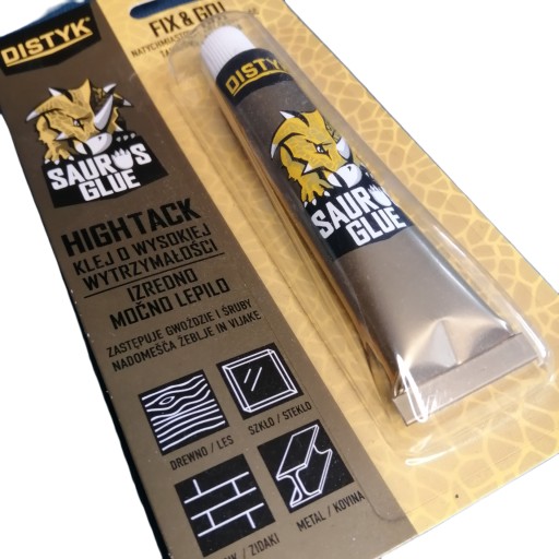 BIELE MONTÁŽNE LEPIDLO univerzálne silné SAURUS LEPIDLO