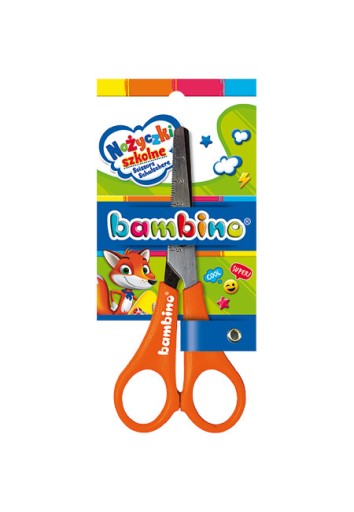 Bambino školské nožnice s deleným blistrom