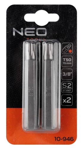 Bit TORX T50 x 75 mm, S2 x 2 ks.