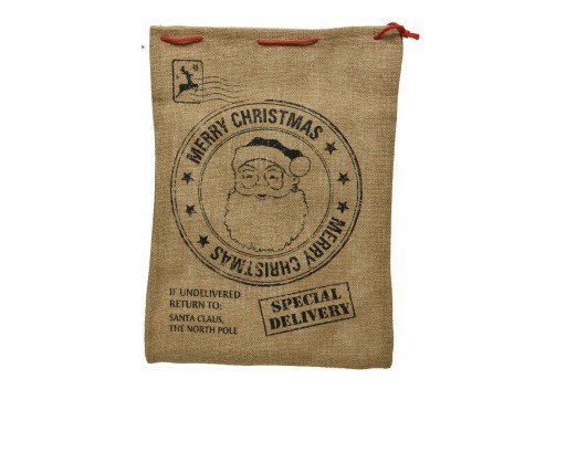 Santa Claus Merry Christmas Sack Bag