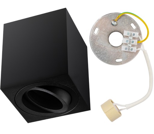 Halogénové stropné stropné svietidlo TUBA SPOT LED Movable Black