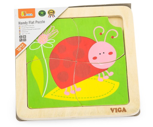 Viga 50140 Puzzle na podložke - lienka