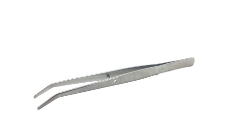 Krajčírska pinzeta, ohýbaná oceľ, 15,5 cm