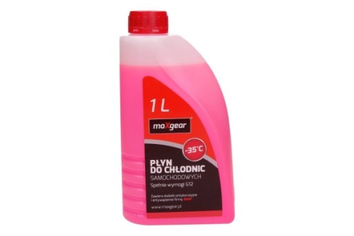 KVAPALINA RADIÁTORA 1L -35C (RUŽOVÁ) G12 S PRÍSADAMI BASF