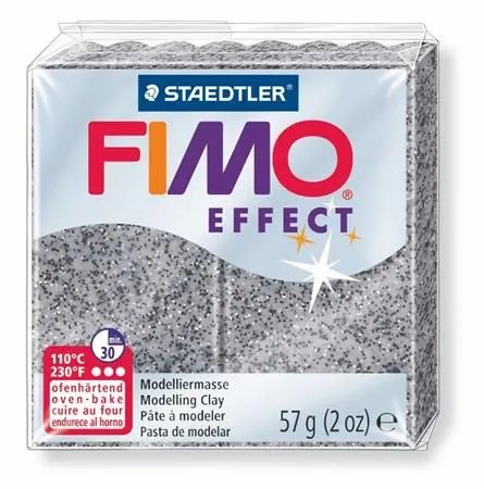 FIMO Effect termosetová hmota, mramorovaný grafit