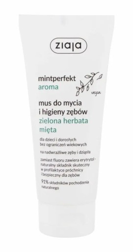 ZIAJA Aroma zubná pasta ZELENÝ ČAJ 100 ml