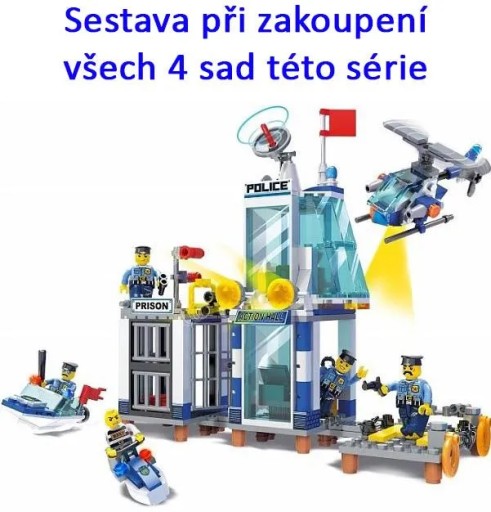 Klocki Blocki - Polícia 2v1 57 prvkov