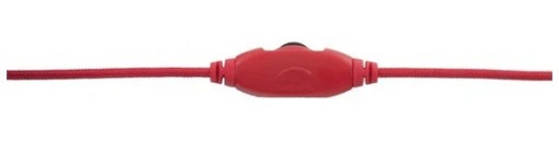 ESPERANZA Slúchadlá do uší ESPERANZA EH145R (3m / 3,5 mm zástrčka/červená)