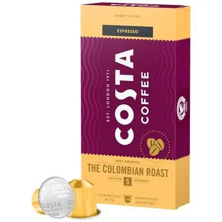 Kapsule Nespresso Costa Colombian Roast 10 ks