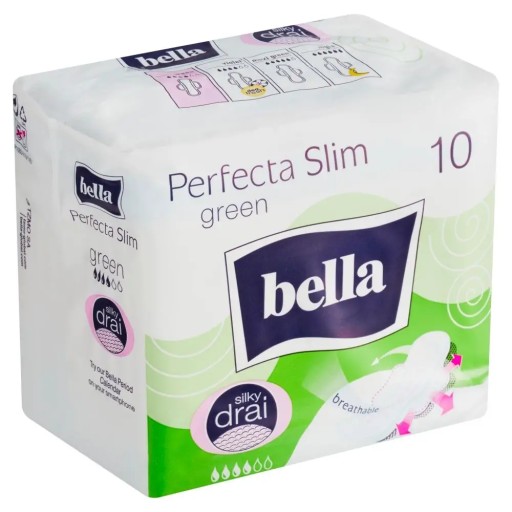 Bella Perfecta Ultra zelené hygienické vložky 10 kusov