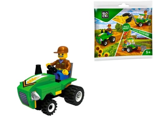 Blocki Blocki MyFarm Sachet Poľnohospodársky traktor