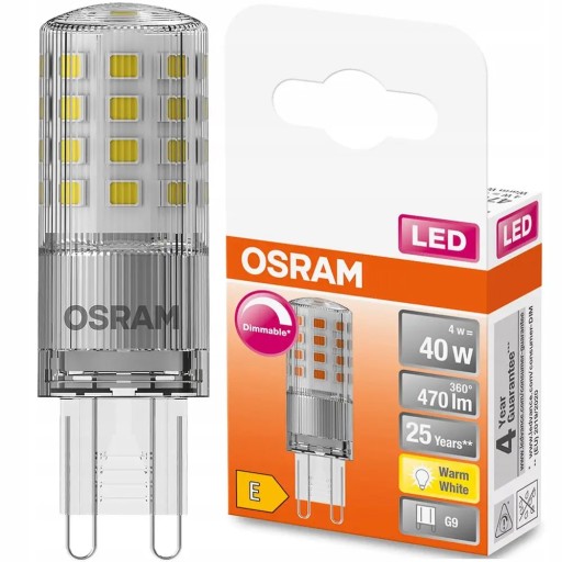OSRAM G9 MINI LED žiarovka 4,4W=40W 2700K Stmievateľná