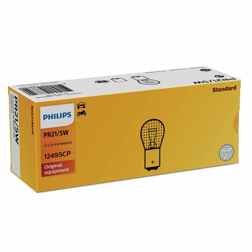 PHILIPS ŽIAROVKA PR21/5W ČERVENÁ FOCUS II C-MAX II