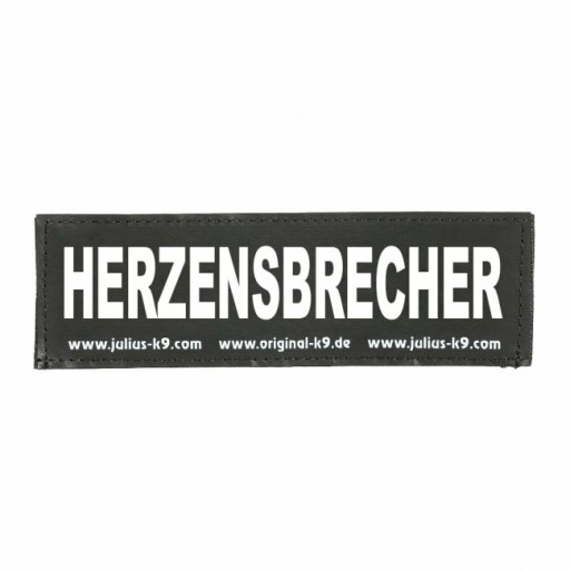 Samolepka na suchý zips 2 Julius-K9, S, HERZENSBRECHER