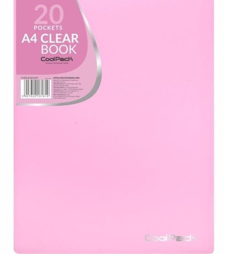COOLPACK PASTEL FILE BOOK 20 KOŠIEL RUŽOVÝ