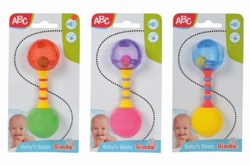 Hrkálka Simba First 13,5 cm, 3 druhy