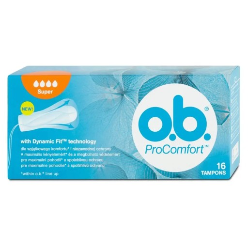 O.B. Tampóny ProComfort Super 16 ks
