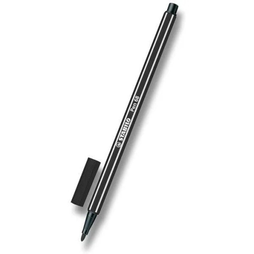 FINISH PEN 68 Stabilo čierne