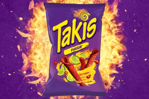 Kukuričné lupienky Takis Fuego s príchuťou papriky a limetky 92,3G Import