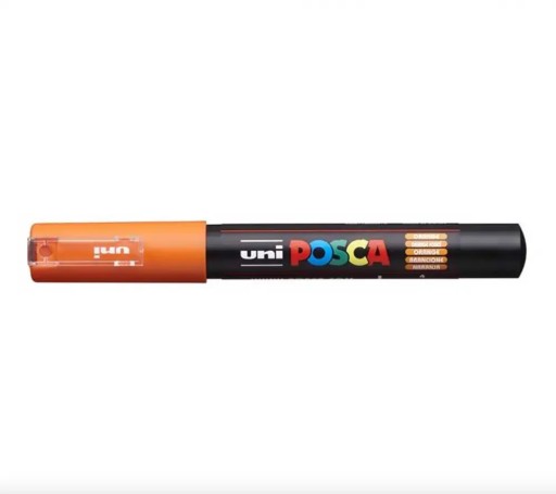 Posca pigmentový popisovač biely 1 PC-1M...