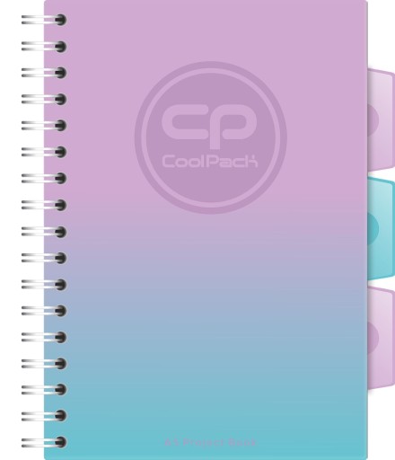 Kruhový zápisník A5 CoolPack 100 strán Gradient Blueberry