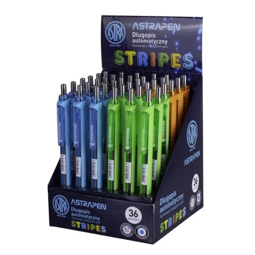 Automatické guľôčkové pero Astra Pen Stripes