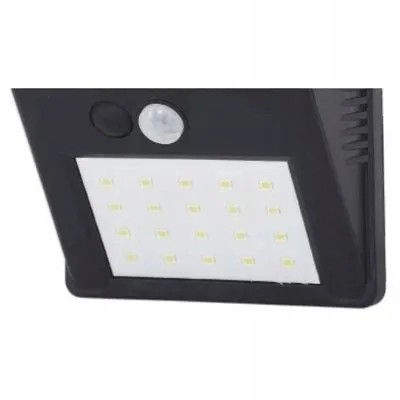 SOLÁRNA LAMPA VONKAJŠIA ZÁHRADNÁ NÁSTENNÁ LAMPA LED SNÍMAČ POHYBU 3W