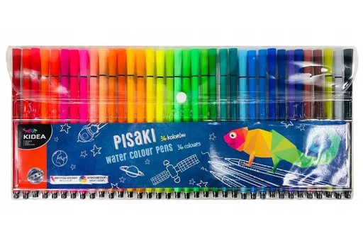 FILTRAČNÉ PERÁ V PÚZRIKU - 36 farieb + omaľovánka