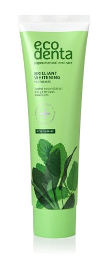 Zubná pasta Brilliant Whitening Ecodenta 100 ml fluórová mäta