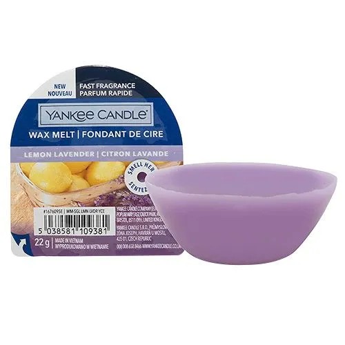 Vosk s vôňou Yankee Candle Lemon Lavender