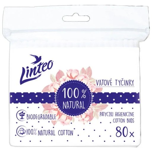 Linteo ECO Biologicky odbúrateľné tyčinky Box 100 ks