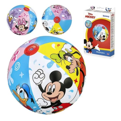 Nafukovacia plážová lopta Mickey Mouse 51 cm Bestway 91098
