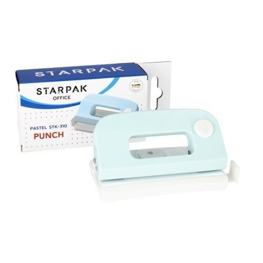 Pastelovo modrý dierovač 310 STARPAK