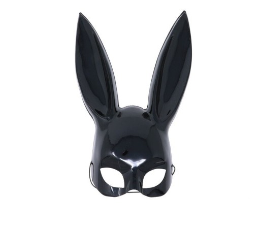 PLAYBOY HALLOWEENOVÁ MASKA NA KRÁLIKA, ČIERNA