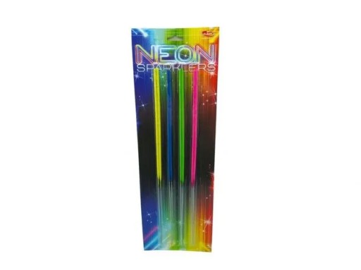 Farebné neónové prskavky NEON SPARKLES VP40N 8 kusov 40cm Klasek