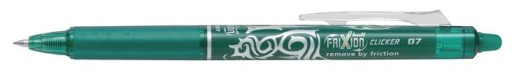 PILOT FRIXION AUTOMATICKY SMAZATEĽNÉ GULIČKOVÉ PERO ZELENÉ 0,7 mm