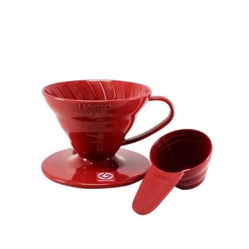 Hario V60-01 červený plastový dripper