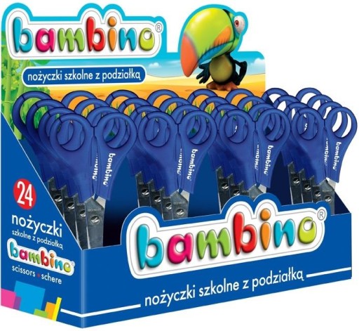 BAMBINO ŠKOLSKÉ NOŽNICE 13,5 cm S PROMOCOU 1 kus